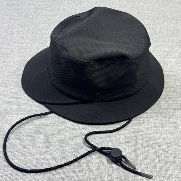 Lululemon Wide Brim Bucket Hat Womens XS/Small Black Adjustable Breathable main image 7